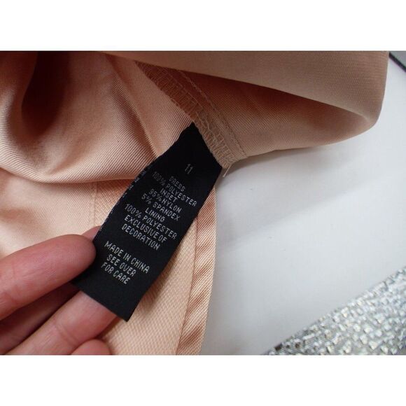 $69.00 BCX Juniors' Embellished Contrast Fit & Flare Dress, size 11, Blush/Black - Picture 12 of 12